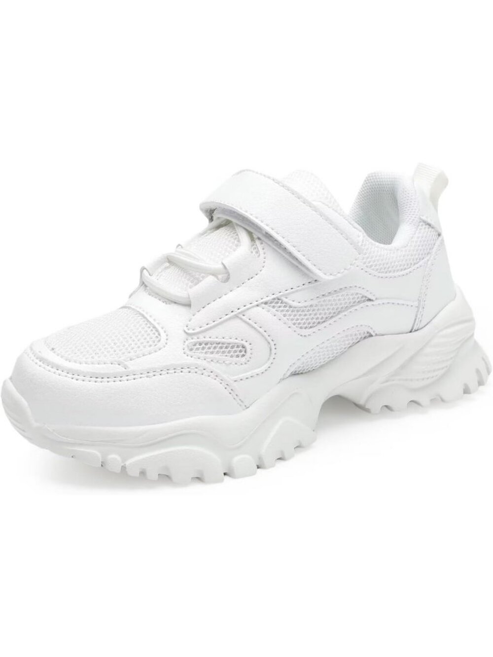 Unisex Kids Running Sneakers - Lightweight Breathable Mesh Athletic Shoes
